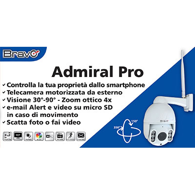 Telecamera esterno MPX 1,0 WIFI/LAN Admiral Bravo-5597