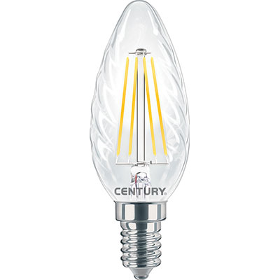 Lampada Wire LED tortiglione Incanto Century 4 W 470 lumen E14-0