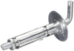Tassello acciaio T61/GM gancio medio Elematic 9 mm confezione da 100 PZ-9133