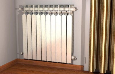Coppia staffe fissaggio radiatore in alluminio Fischer TF 10/70 colore bianco-9514