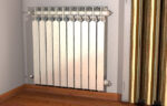 Coppia staffe fissaggio radiatore in alluminio Fischer TF 8/70 colore bianco-9516
